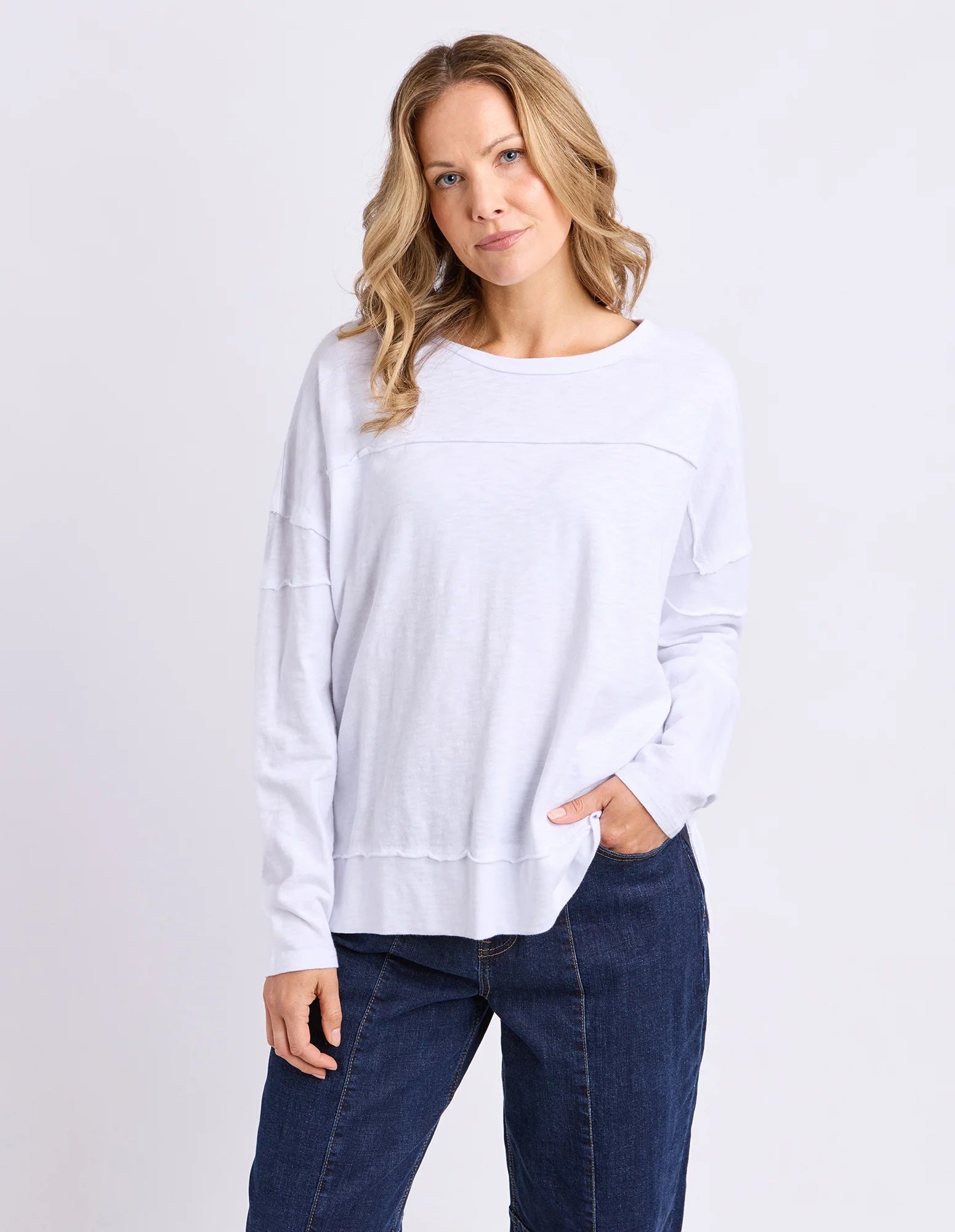 Foxwood Jayne Throw On Top [COLOUR:White SIZE:10]