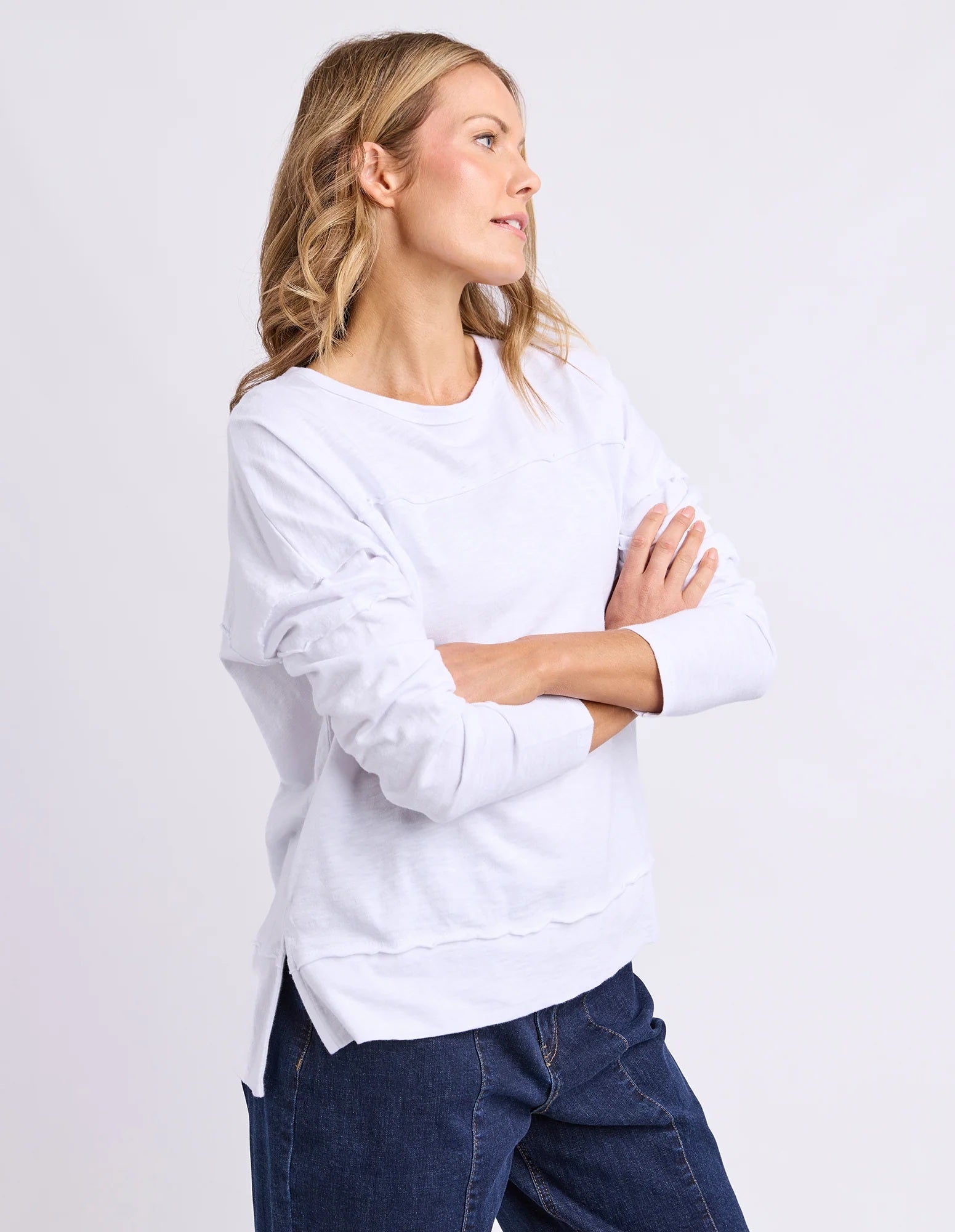 Foxwood Jayne Throw On Top [COLOUR:White SIZE:10]