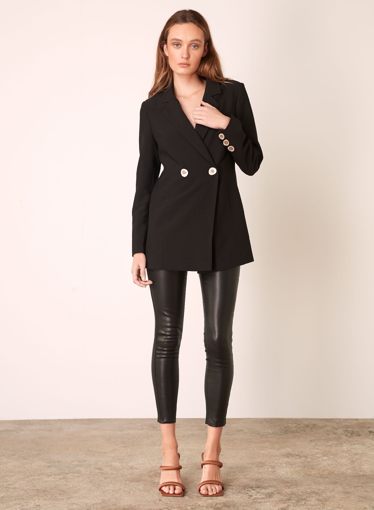 Esmaee Quinn Blazer [COLOUR:Black SIZE:S]