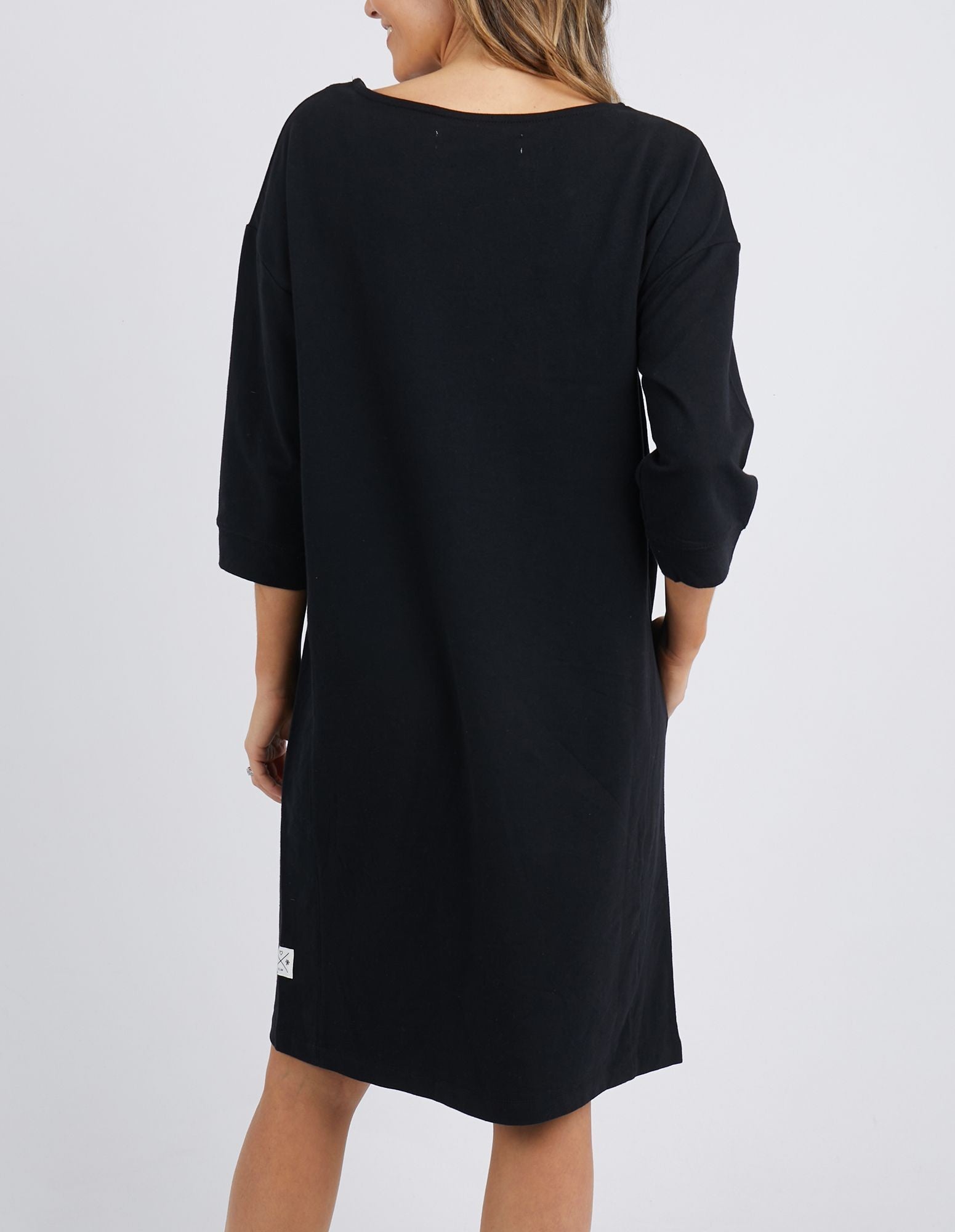Elm Carolina Fleece Dress [COLOUR:Black SIZE:10]