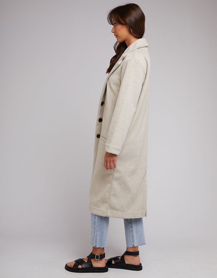 Silent Theory Charm Coat [COLOUR:Beige SIZE:8]