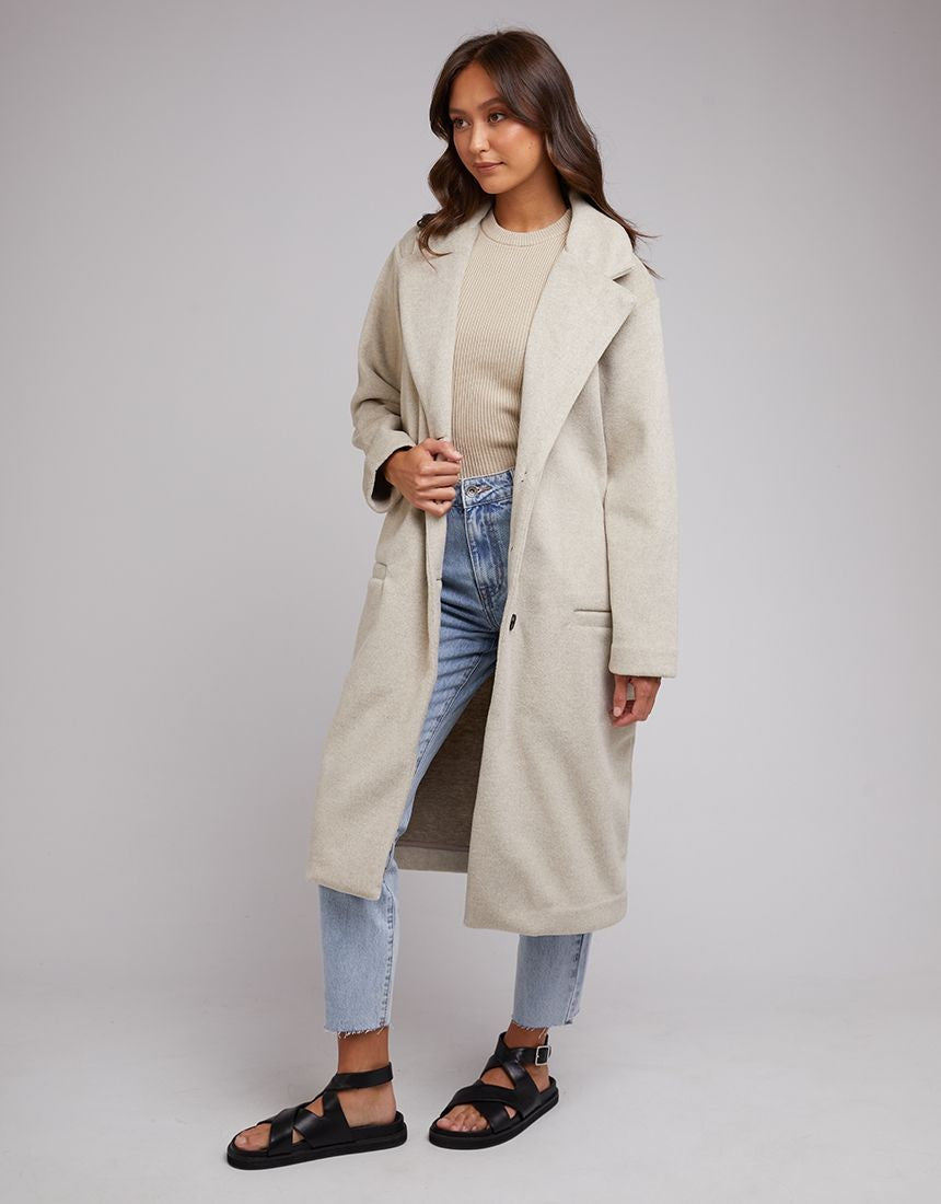 Silent Theory Charm Coat [COLOUR:Beige SIZE:8]