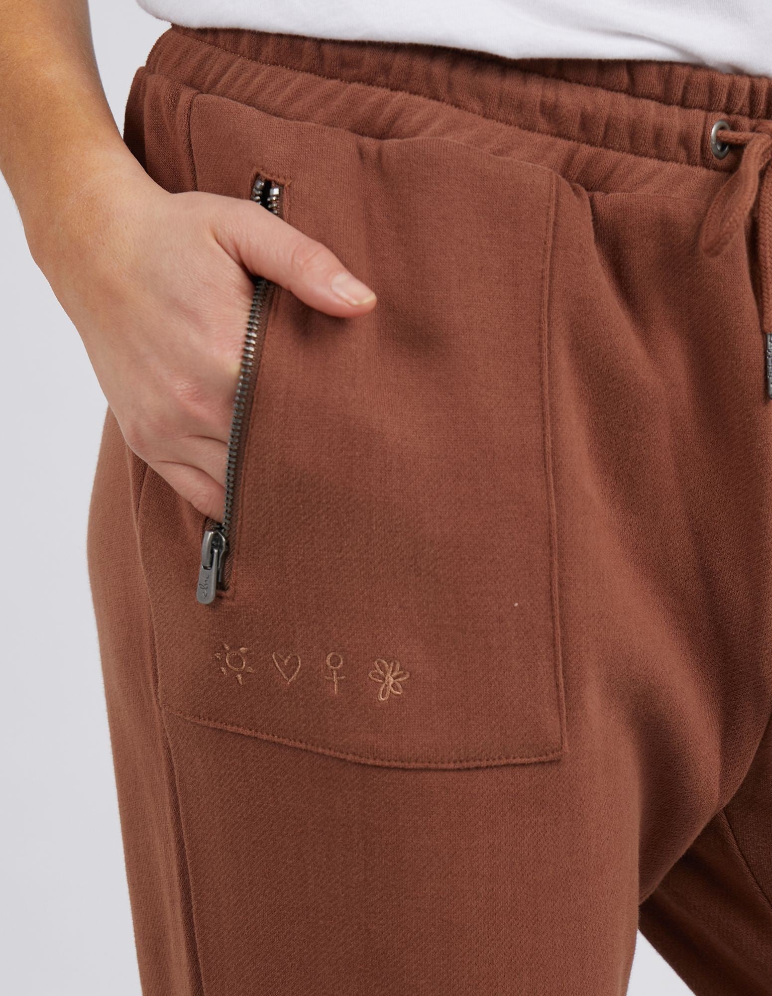 Elm Cosy Trackpant [COLOUR:Chocolate SIZE:10]