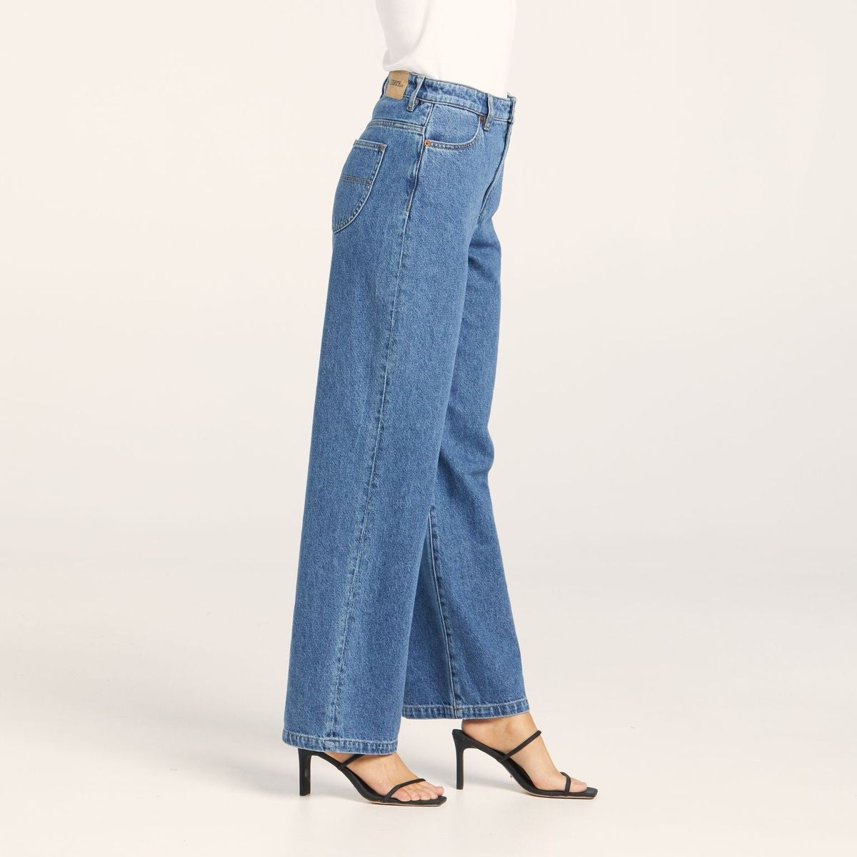 Riders Hi Wide Leg Jean [COLOUR:There For You SIZE:6]