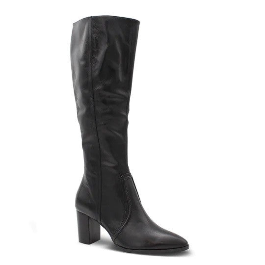 Django & Juliette Ammies Leather Boot [COLOUR:Black SIZE:37]