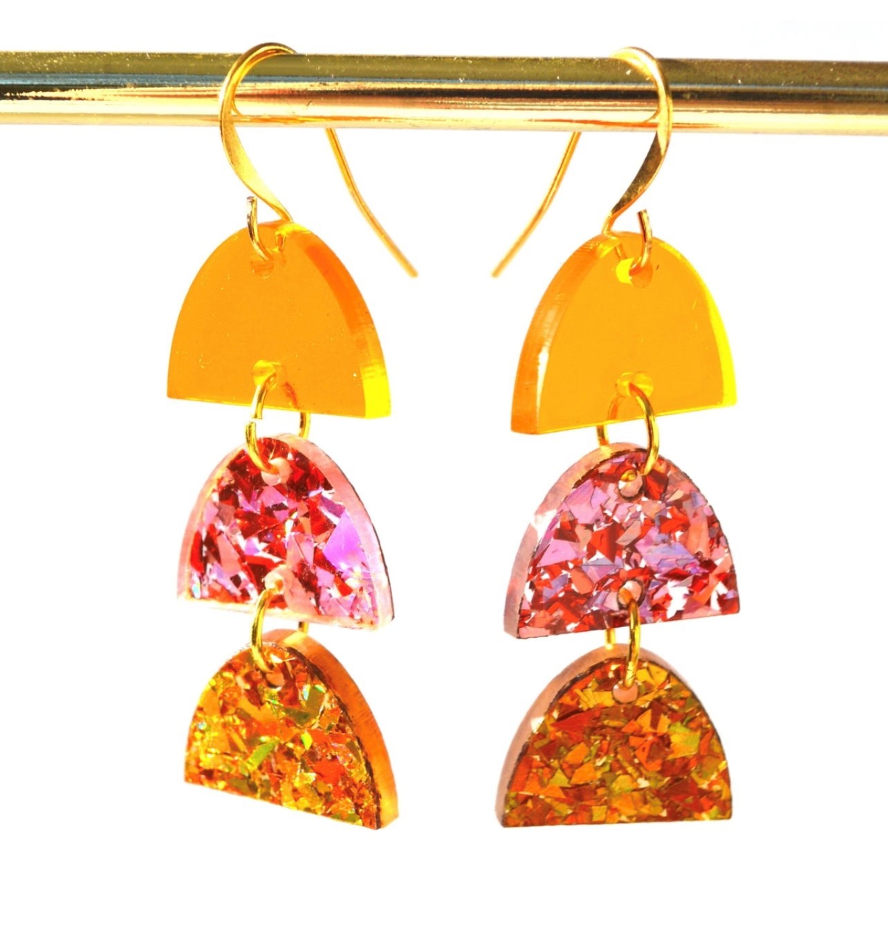Hagen & Co Threes a Charm - Amber/Pink
