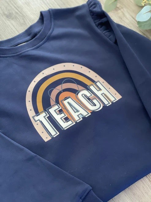 Mrs S Teach Sweater - Little Extras Lifestyle Boutique