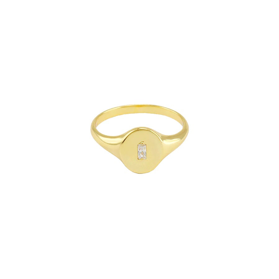 Jolie & Deen Holly Ring [COLOUR:Yellow Gold Plate]