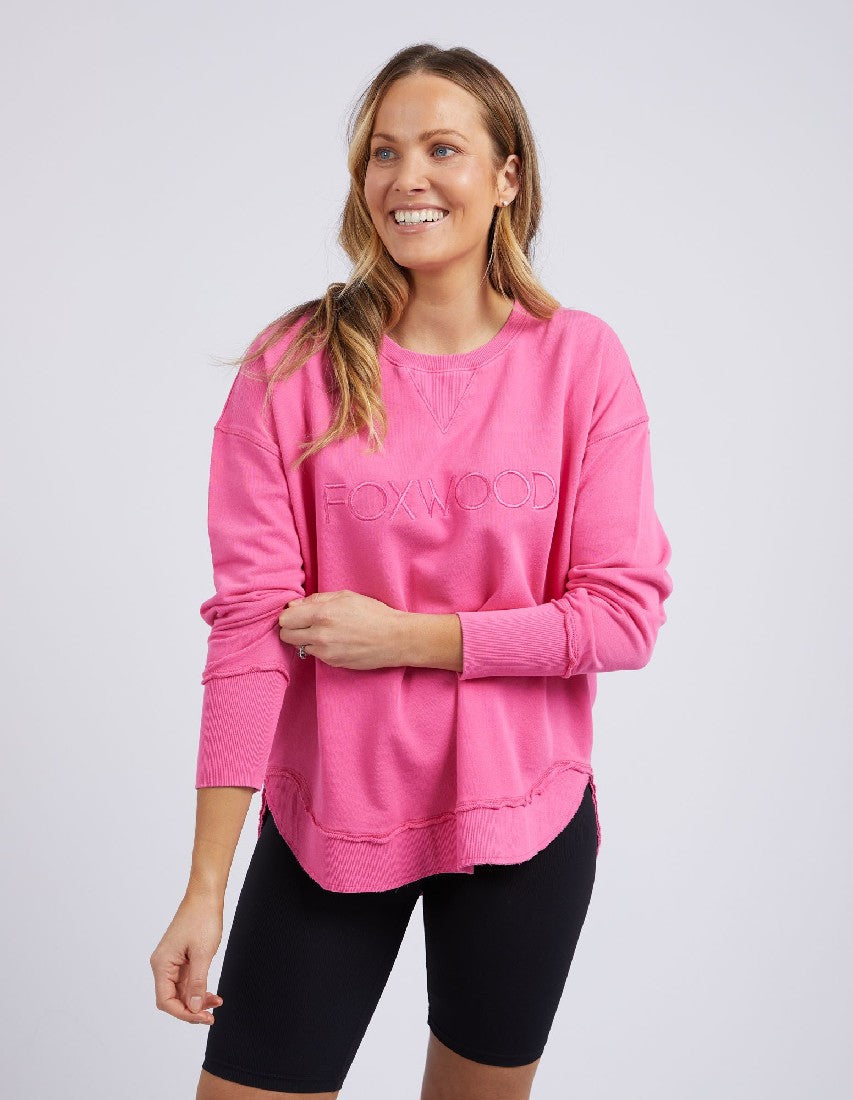 Foxwood Simplified Crew [COLOUR:Bright Pink SIZE:8]