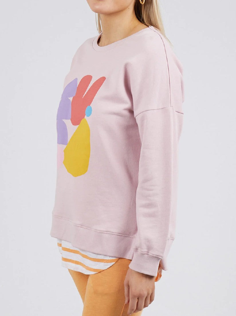 Xander Holliday x Elm Abstract Crew [COLOUR:Heather pink SIZE:8]