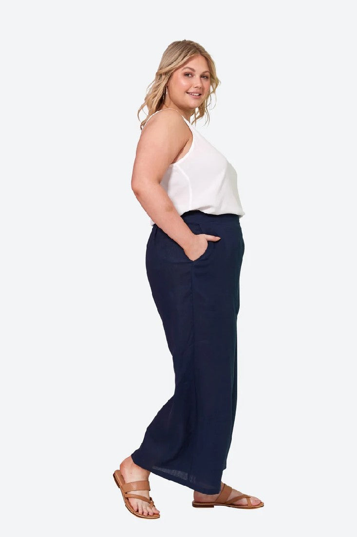 Eb & Ive La Vie Crop Pant [COLOUR:Sapphire SIZE:XS]