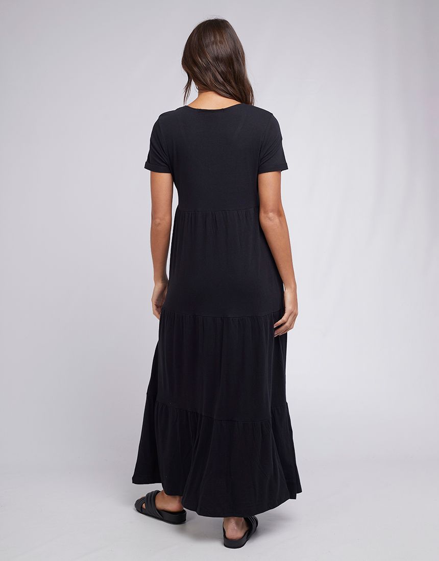 Silent Theory Lola Tiered Dress [COLOUR:Black SIZE:8]