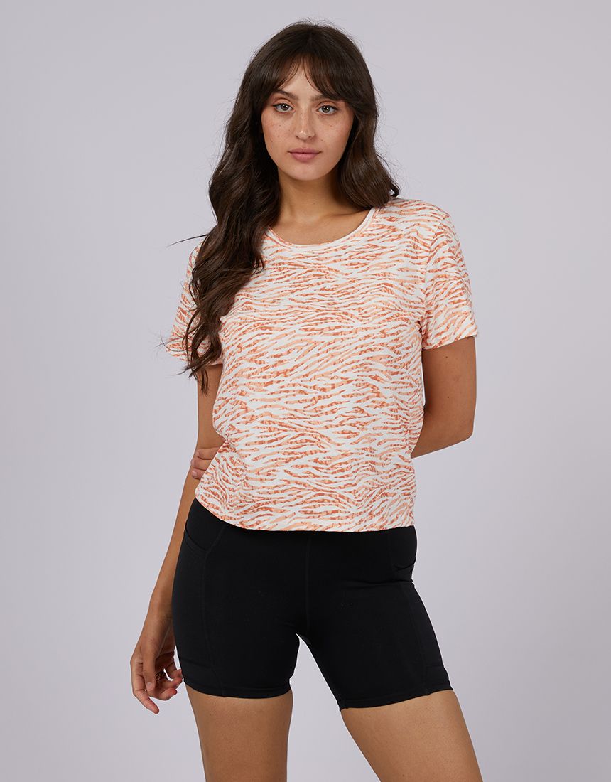 All About Eve Drew Zebra Tee [COLOUR:Print SIZE:6]