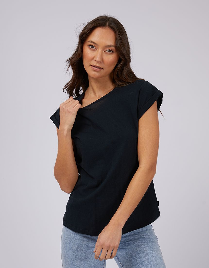Silent Theory Lucy Tee [COLOUR:Black SIZE:6]