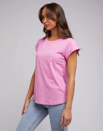 Silent Theory Lucy Tee [COLOUR:Bright Pink SIZE:6]