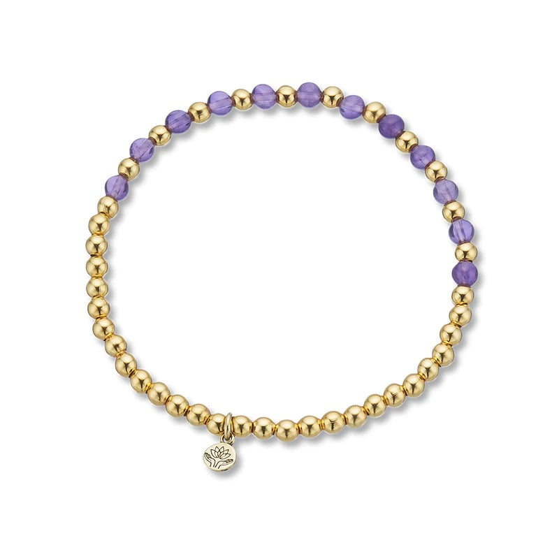 Palas Lotus Purity Amethyst Bracelet - Protection 