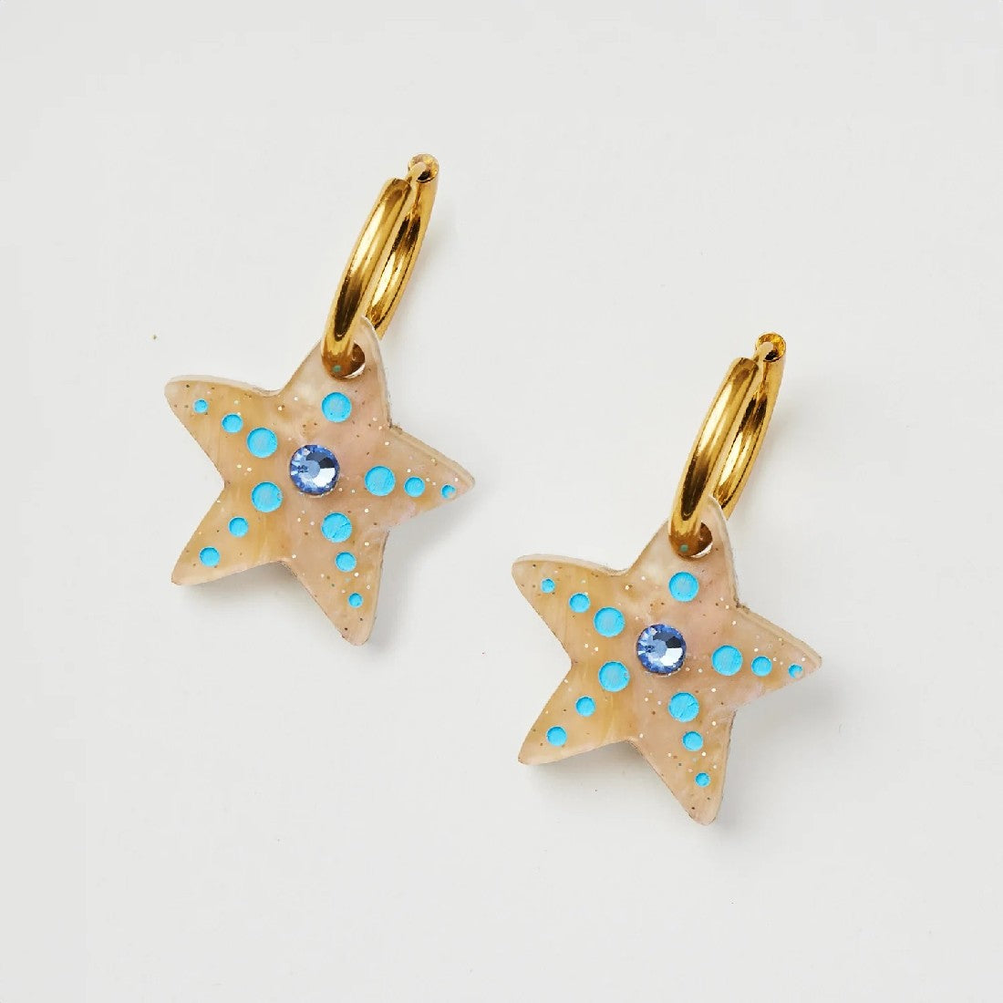 Martha Jean Sea Stars Earrings [COLOUR:Gold]