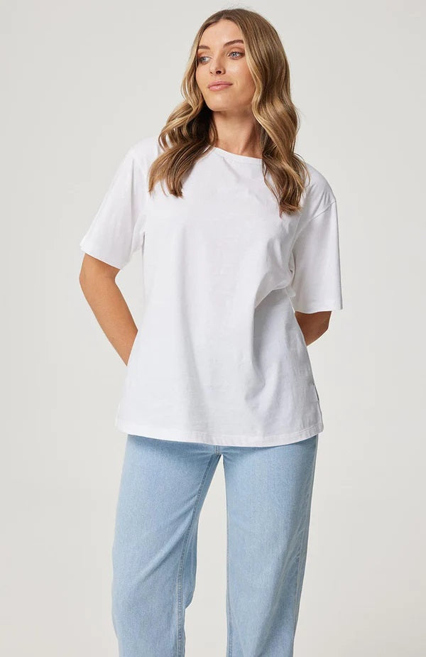 Cartel & Willow Marlie Tee [COLOUR:White SIZE:M]