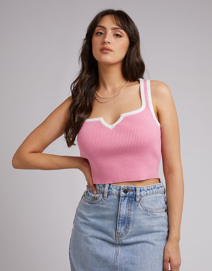 All About Eve Charlotte Top [COLOUR:Pink SIZE:6]