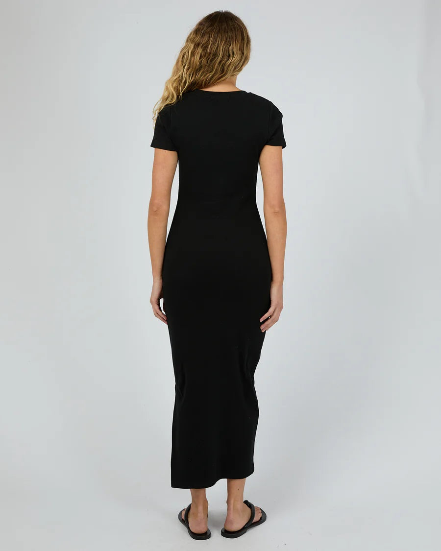 Silent Theory Mika Midi Dress [COLOUR:Black SIZE:6]