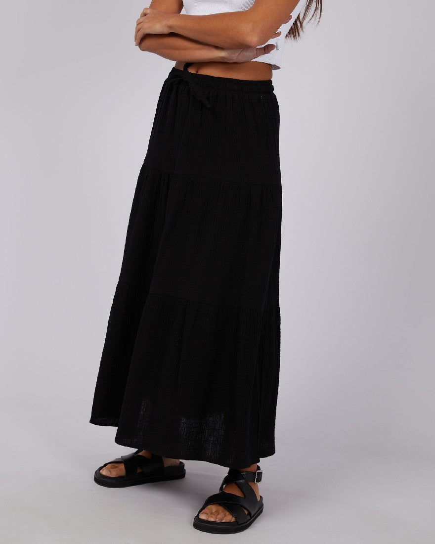 Silent Theory Mahlia Maxi Skirt [COLOUR:Black SIZE:6]