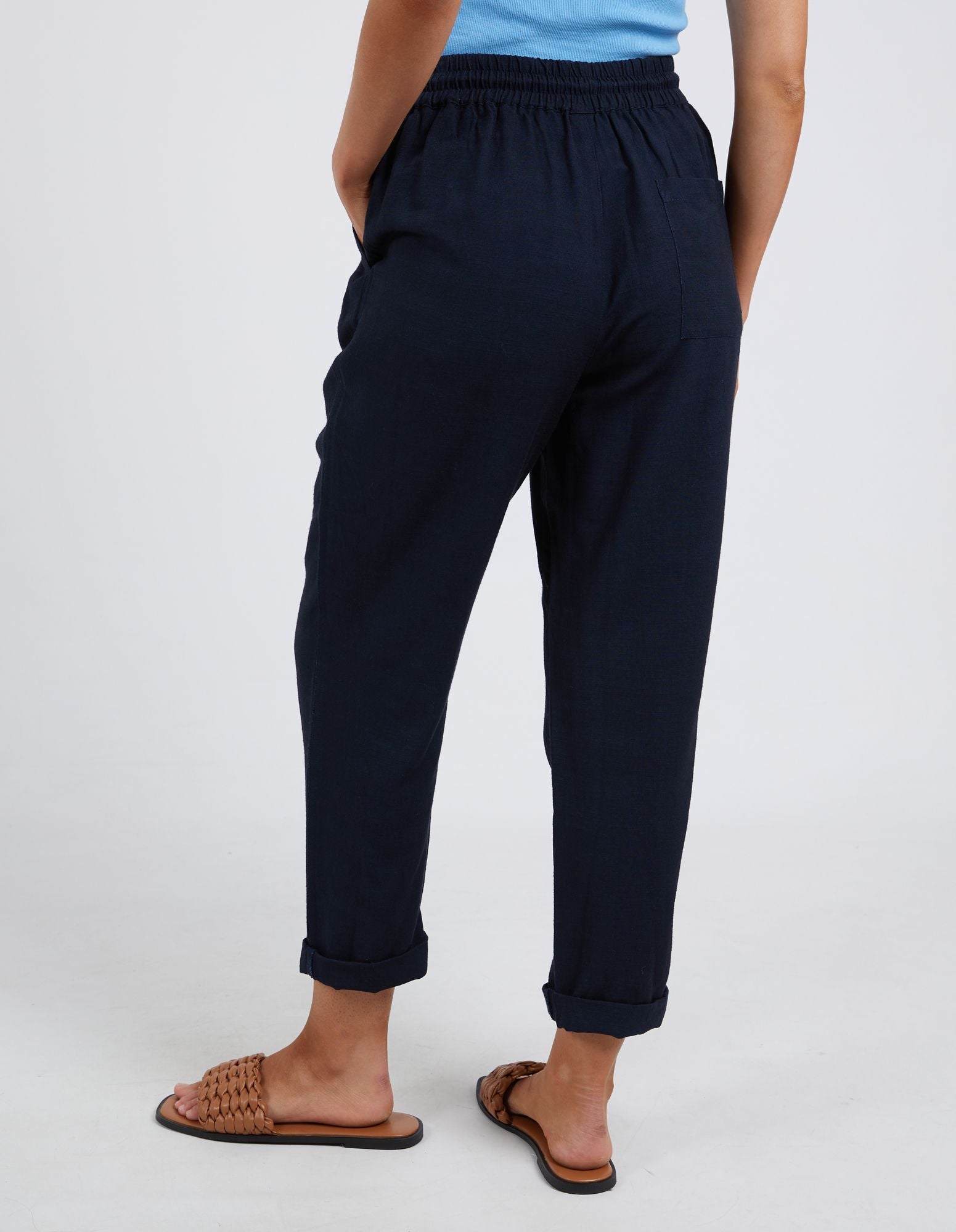 Elm Clem Relaxed Pant [COLOUR:Navy SIZE:8]