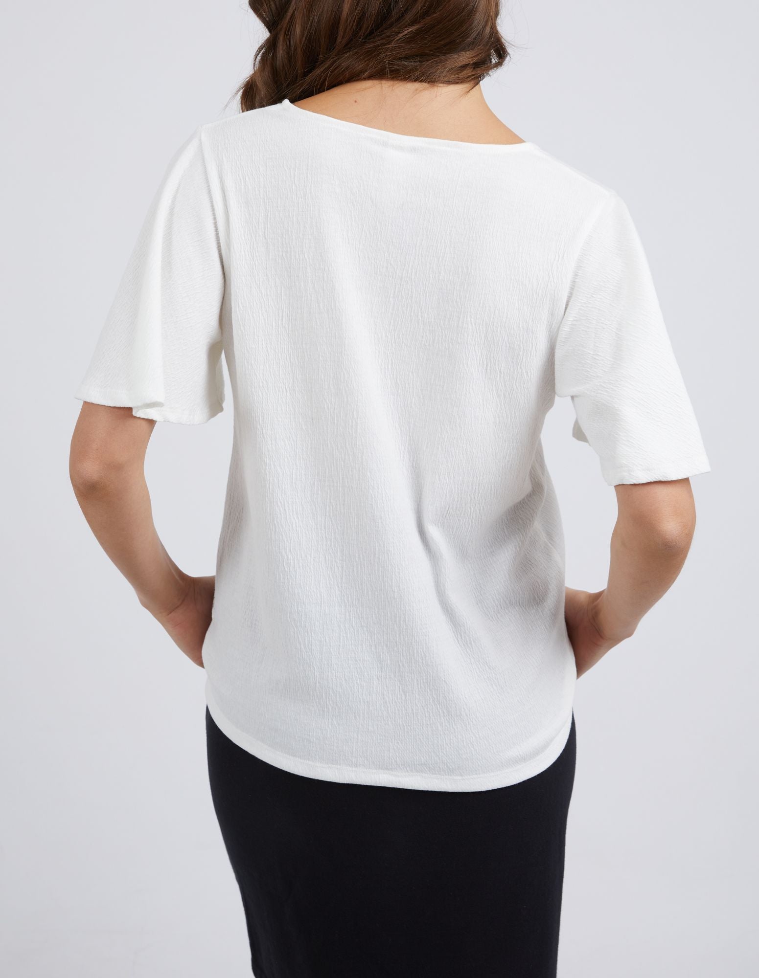 Elm Pearl S/S Top [COLOUR:Pearl SIZE:8]