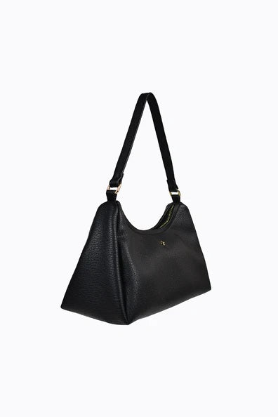 Peta + Jain Evie Large Shoulder Bag [COLOUR:Black pebble]