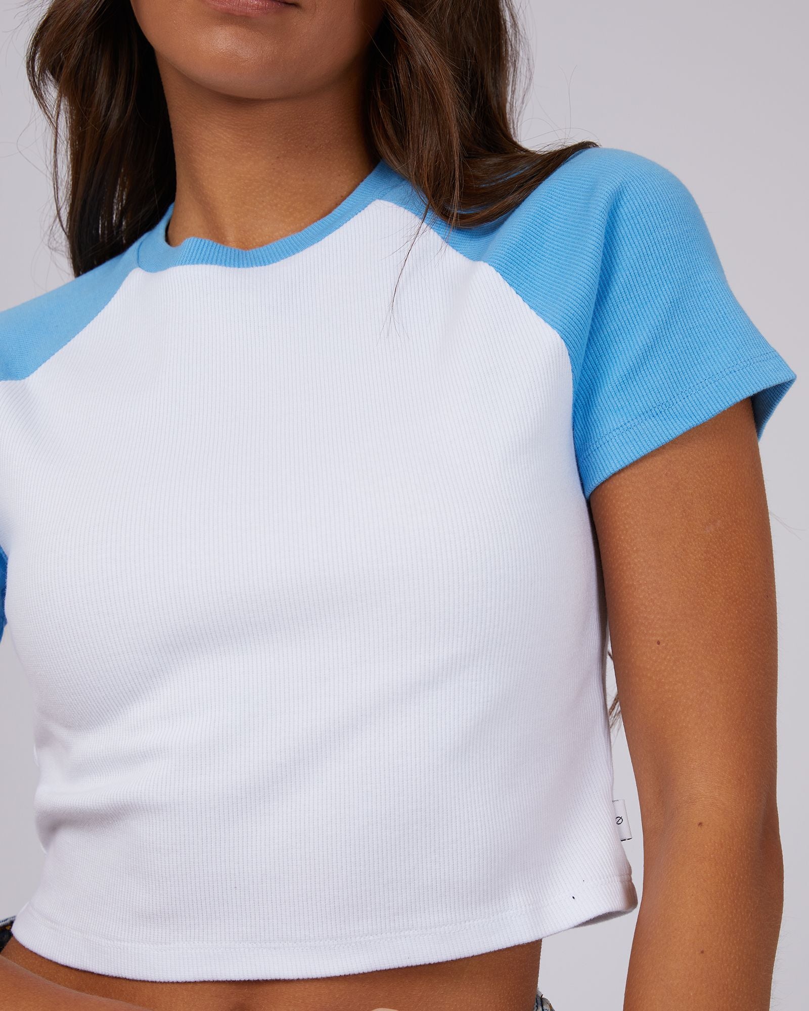 Silent Theory Contrast Tee [COLOUR:Blue SIZE:6]
