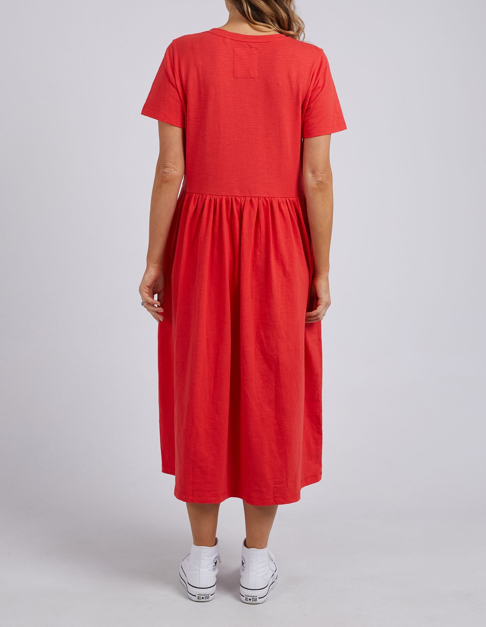 Elm Mimi Midi Dress [COLOUR:Cherry SIZE:10]