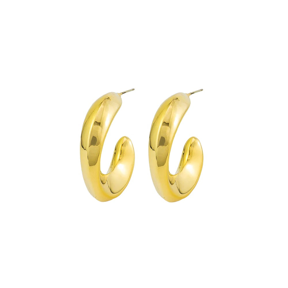 Jolie & Deen Quinn Hoops [COLOUR:Gold]