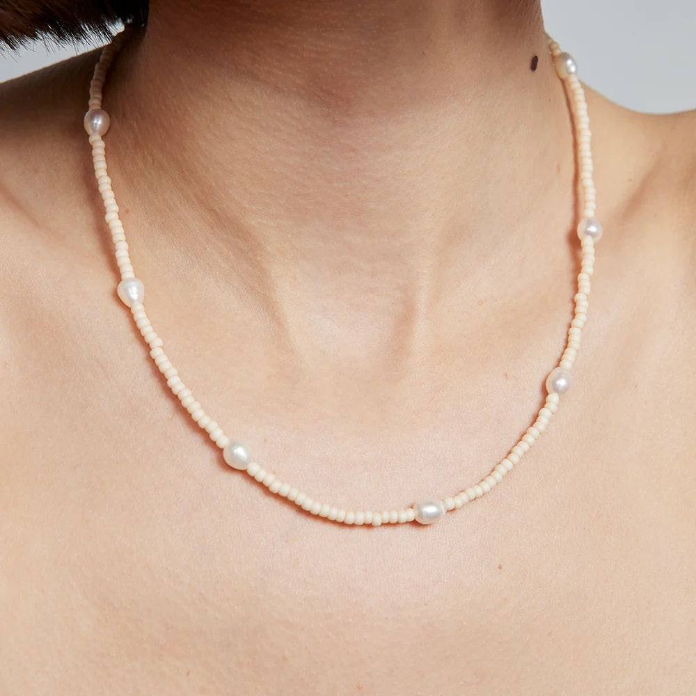 Jolie & Deen Della Necklace [COLOUR:Cream]