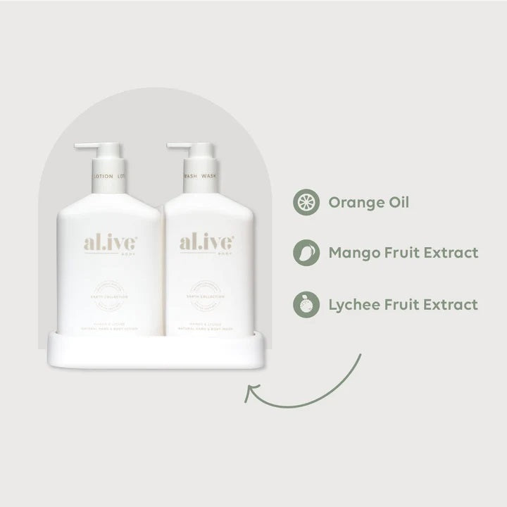 Al.ive Body Wash & Lotion Duo Pack - Mango & Lychee