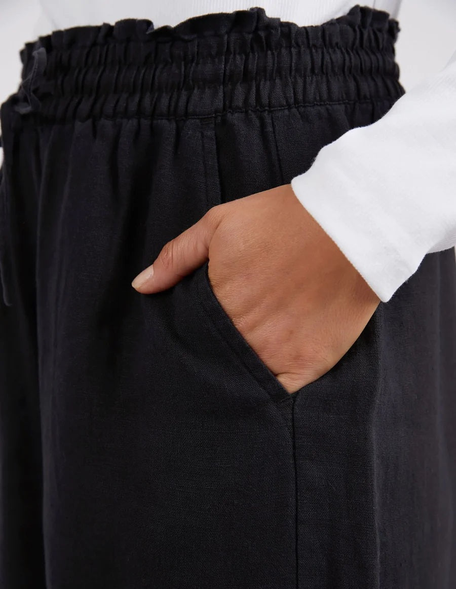 Elm Dionne Wide Leg Pant [COLOUR:Black SIZE:8]