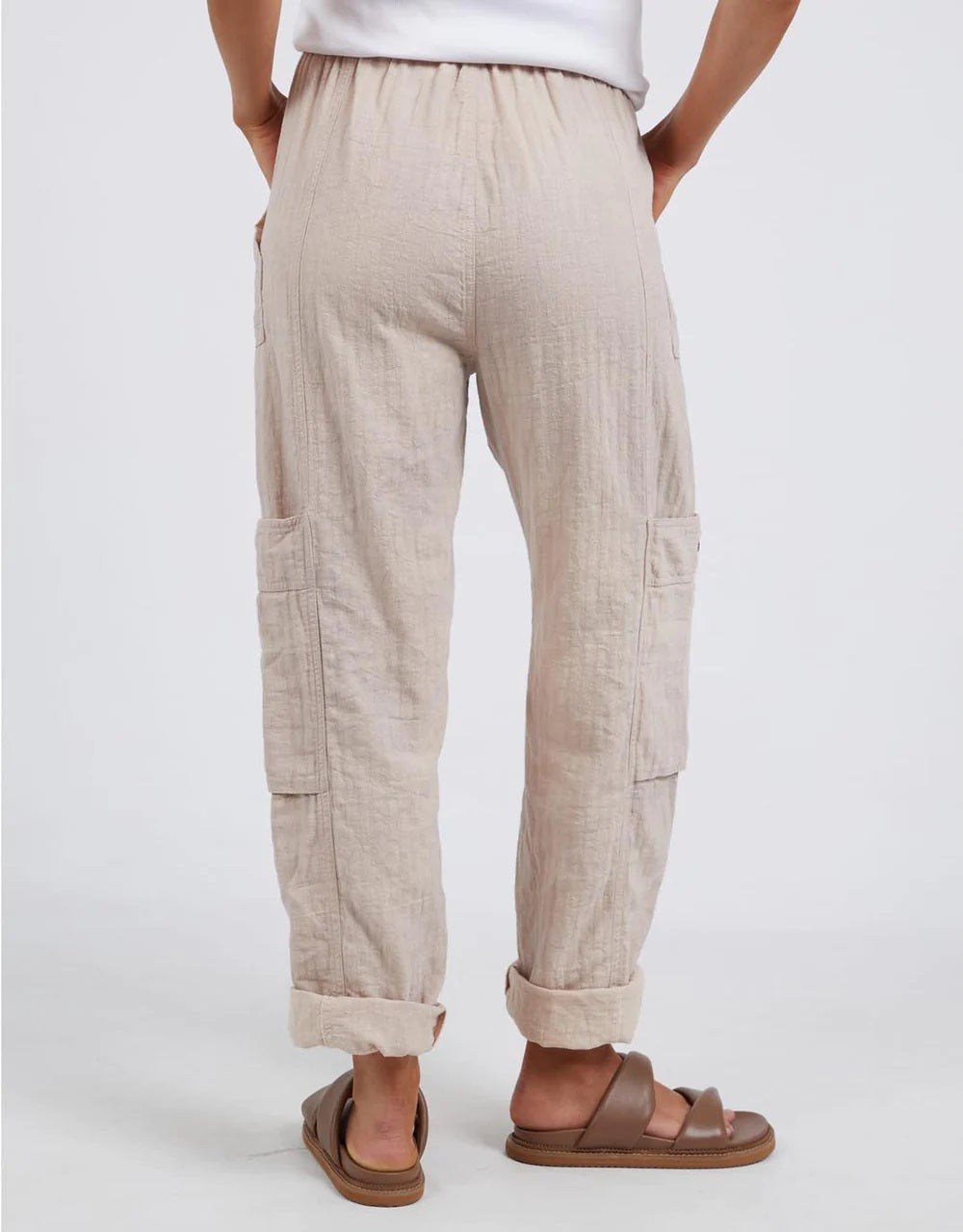 Elm Luca Cargo Pant [COLOUR:Oat SIZE:8]