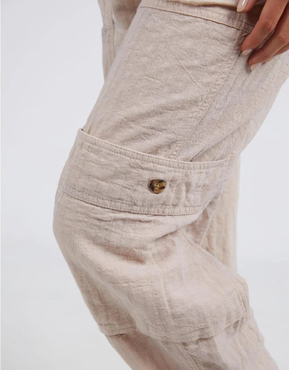 Elm Luca Cargo Pant [COLOUR:Oat SIZE:8]