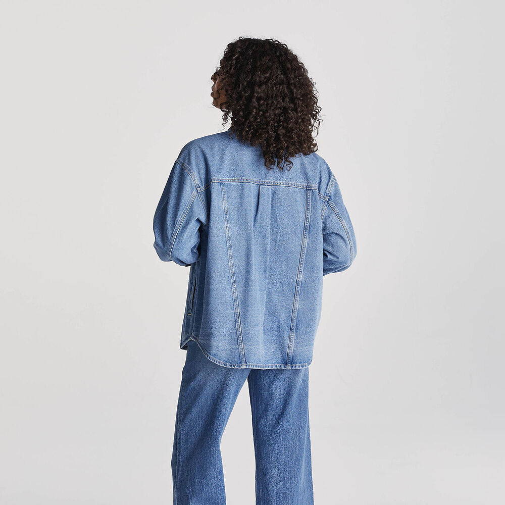 Riders Denim Shacket [COLOUR:True Blue SIZE:6]