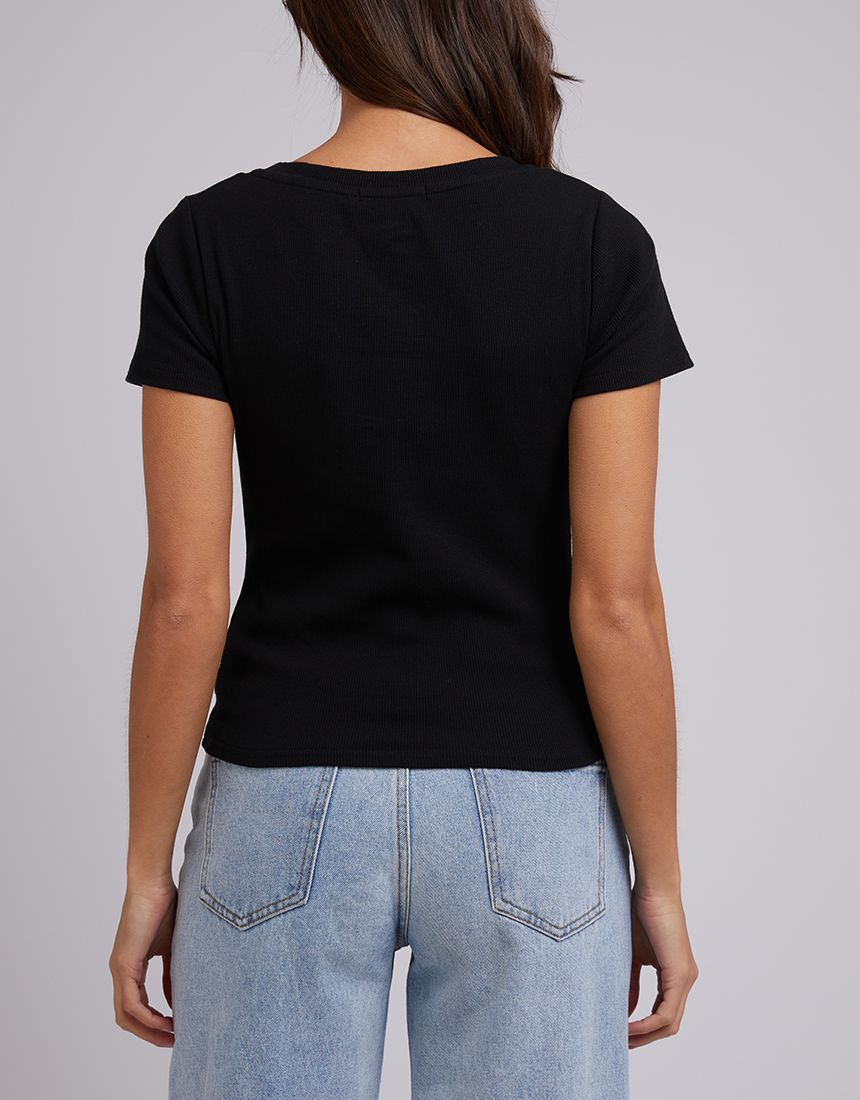 Silent Theory Lily V Neck Tee