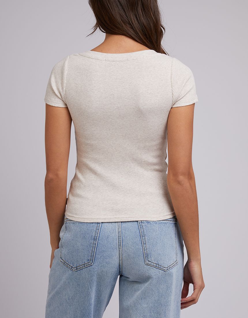 Silent Theory Lily V Neck Tee