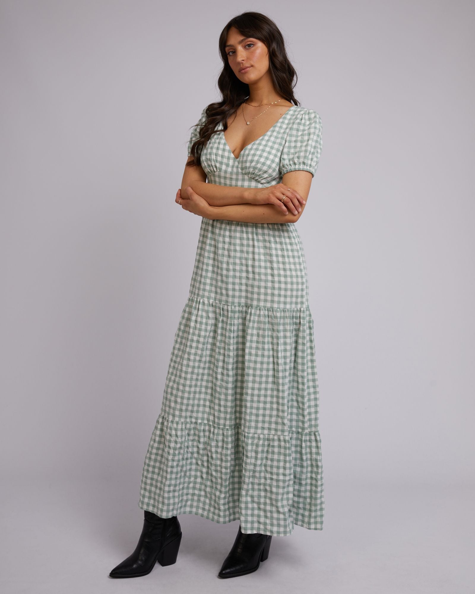 All About Eve Frankie Maxi Dress [COLOUR:Sage SIZE:6]