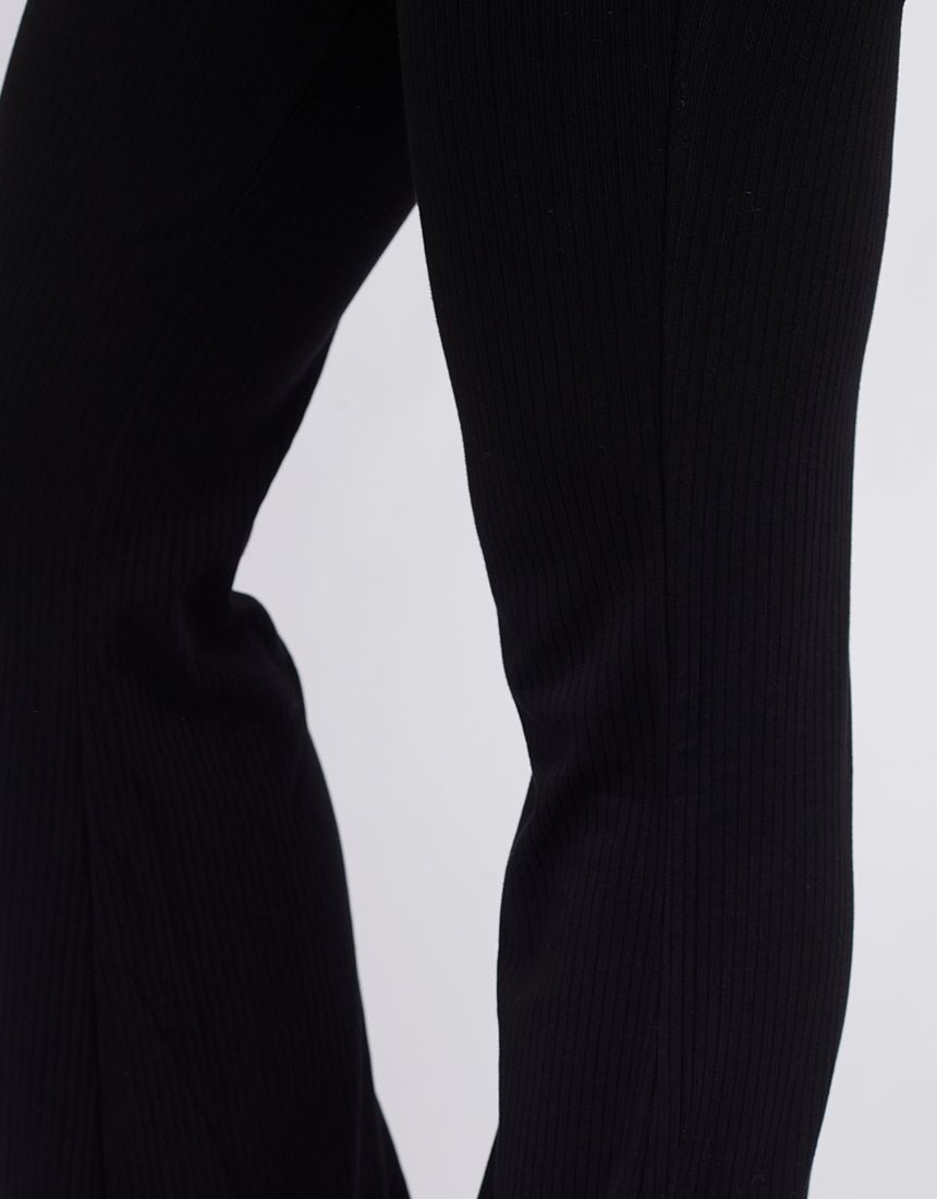 All About Eve AAE Rib Flare Pants [COLOUR:Black SIZE:8]