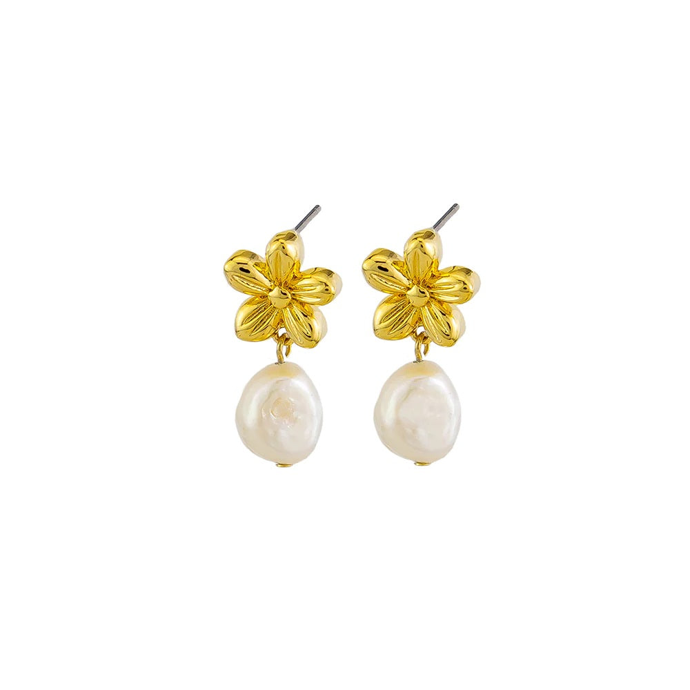 Jolie & Deen Belinda Earrings [COLOUR:Yellow Gold Plate]