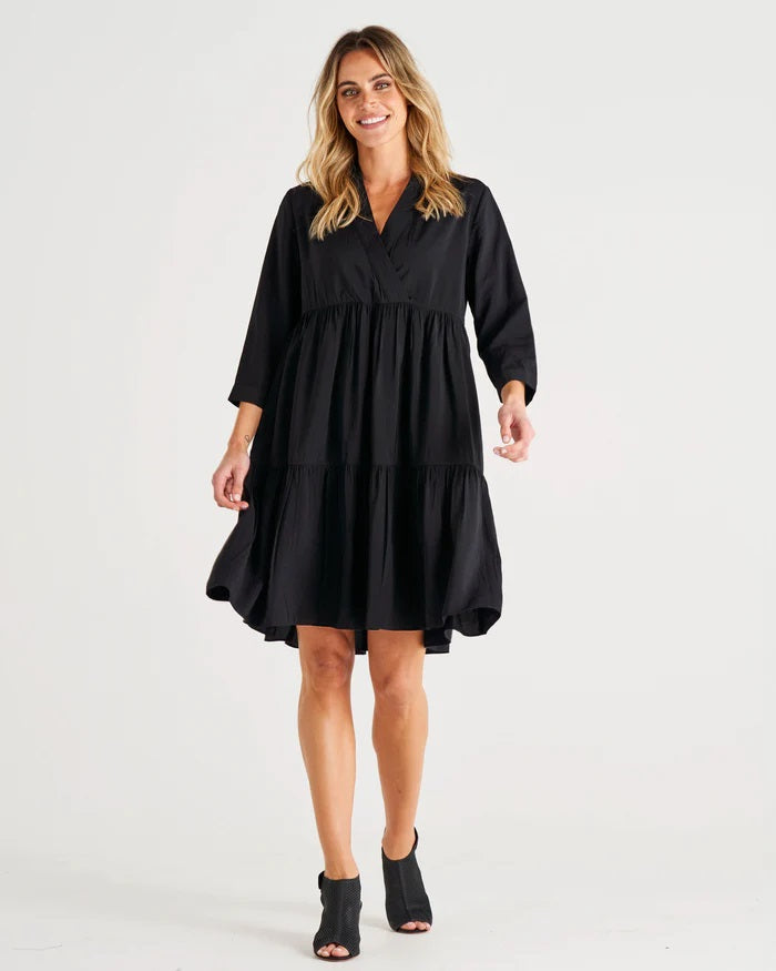 Betty Basics Georgiana Dress [COLOUR:Black SIZE:10]