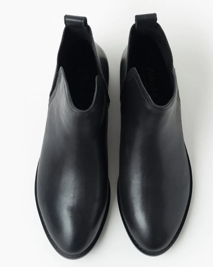 Walnut Douglas Black Ankle Boot [COLOUR:Black SIZE:37]