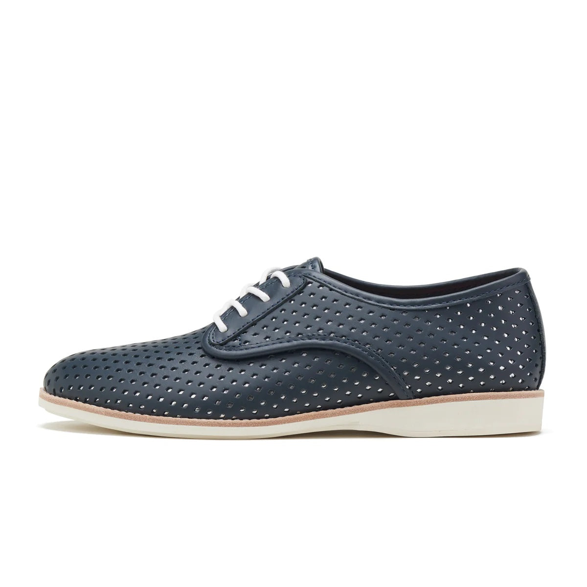 Rollie Derby Punch Lace Up [COLOUR:Navy/silver SIZE:37]