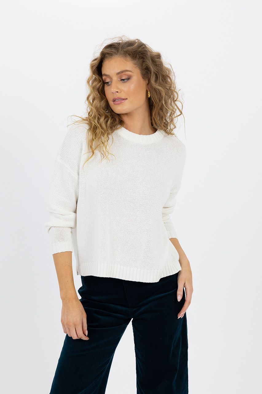 Humidity Ashley Jumper [COLOUR:Ivory SIZE:S/m]