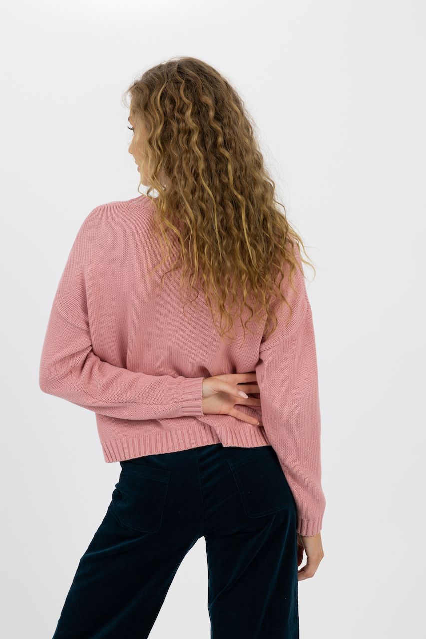 Humidity Ashley Jumper [COLOUR:Rose SIZE:S/m]