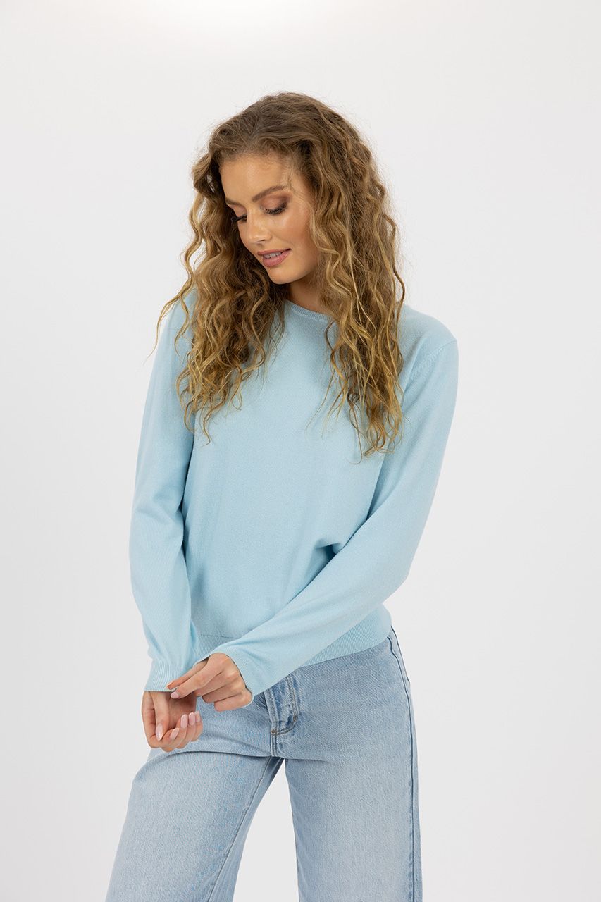 Humidity Mae Jumper [COLOUR:Light blue SIZE:S]