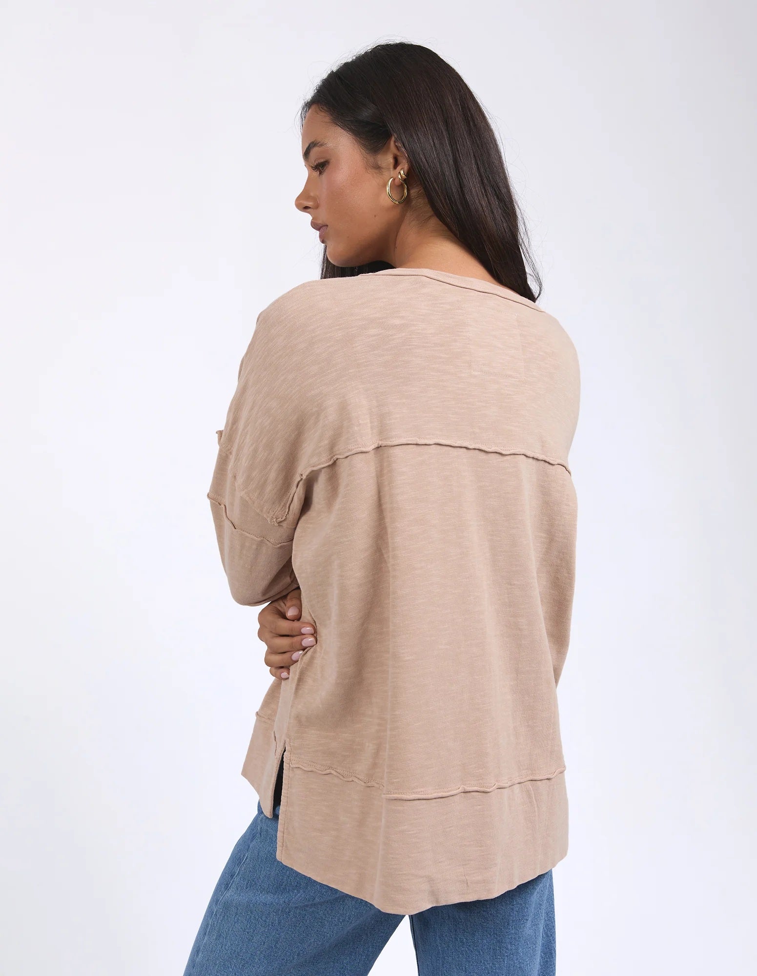 Foxwood Jayne Throw On Top [COLOUR:Oat SIZE:10]
