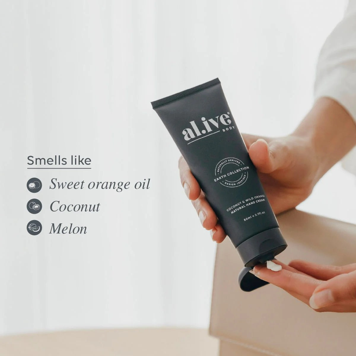 Al.Ive Body Hand Cream - Coconute & Wild Orange